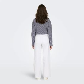 JDY white wide-leg jeans offered by Next